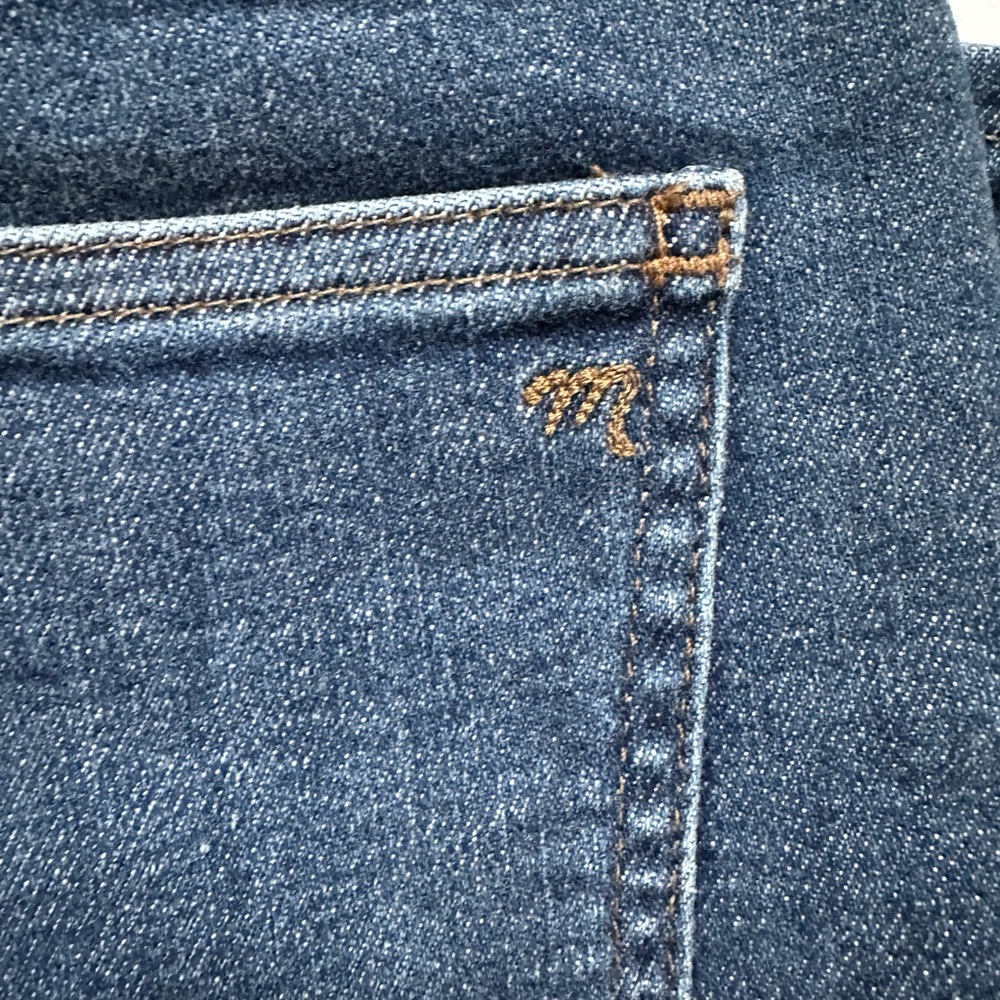 Madewell Vintage Jean Women's Straight Leg Classic Blue Sz 25 Mid- Rise - Picture 4 of 12